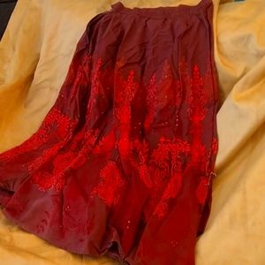 A Coldwater Creek  33 in long p10 hobo skirt